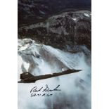 BLACKBIRD SR71 PILOT: 8x12 inch photo signed by Blackbird SR-71 pilot Colonel Rich Graham USAF. Good