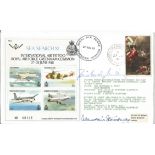 World War Two flown cover signed by AM Sir Denis Crowley-Milling KCB, CBE, DSO, DFC, AE (Commander