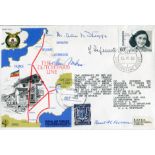 DUTCH & FRENCH RESISTANCE: RAF Escaping Society cover dedicated to the Dutch-Paris Line, signed by
