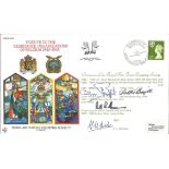 Oliver Philpot, William Brazill, Bill Randle and Dell signed RAFES SC40cc cover with a Union Cachet.