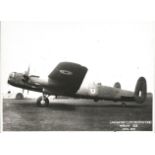 RAF Lancaster I (2nd Prototype) Merlin XX Bomber 6x9 b/w vintage photo picture August 1941. Good