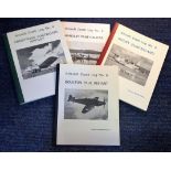 Aviation Book collection four Aircraft Crash Logs compiled by Nicholas Roberts planes featured are