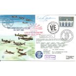 Odette Hallows GC signed 40th ann VE Day cover. Good condition Est.