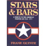 Military Hardback book Stars and Bars A Tribute To The American Fighter Ace 1920-1973 by the