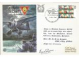 Two covers Lysander pilot Mr D M S Simpson signed special cover RAFES SC26c The Secret Army in