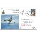 Sqn Ldr Desmond Fopp AFC17 Sqn Battle of Britain signed 1980, 40th ann BOB cover. Good condition