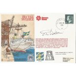 Eric Williams signed SC9ca Escape to Sweden special cover. Standard cover but red Flight details and