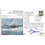 Concorde Flown FDC 50th Anniversary of the First Non Stop Flight Between Japan and the United States