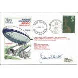 Historical Aviation Flown Cover Commemorative envelope flown in the first flight of airship AD500 (