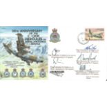 RAF 30th Anniversary of the C-130K Hercules multi signed flown FDC signatures on cover Wg Cmdr J