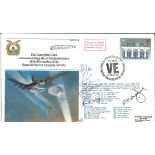 RAF Falcons Team and F/O Alan Day signed SC38bA2 cover RAF escapers. 16p Europa GB stamp