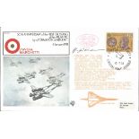 Concorde Flown FDC 50th Anniversary of the First Crossing of the Atlantic by a formation of Aircraft