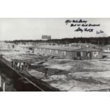 THE GREAT ESCAPE: 8x12 inch photo of the North Compound of Stalag Luft III, the legendary 'Great