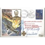 Royal Air Force flown cover signed by General Hans Baur (Hitlers personal Pilot) and Oblt. Manfred