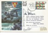 D M S Simpson, Adolf Galland KC and Paul Zorner signed The Secret Army in Louvain cover SC26cA1.