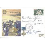 World War Two RAF FDC The Pat O'Leary Line'. Cancelled Toulouse, 10 July 1979. Double signed Pat