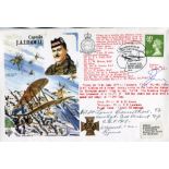 GREAT WAR PILOT: Historic Aviators cover signed by 1st Lt louis Carruthers who flew the Spad III