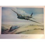 Dambuster World War Two Print 19x26 titled Life Goes on by the artist Maurice Gardner signed by