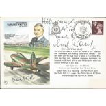 Sir Frank Whittle and Erich Warsitz signed on Whittle own Historic Aviators cover. Good condition
