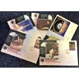 Space FDC collection 5 superb 30th Anniversary of the Apollo II First Moonlanding commemorative