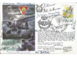 Multisigned special cover RAFES SC26aSOE. Signed by Group Captain Kenneth Batchelor, Lt Col John