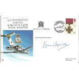 Edward Heath signed 1991 25th Ann VC10 in service of the Prime Minister RAF cover RFSC93. Good