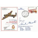 Dambuster Mick Martin and James Tait signed 1974 Lancaster R5868 cover. Good condition. Est.