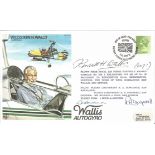 Aviation FDC Cover dedicated to Wg. Cdr. Ken H. Wallis (Aviator, engineer, inventor, leading