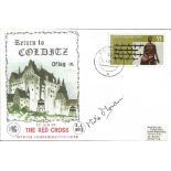 Return to Colditz Red Cross cover signed by former WW2 POW inmate Mike Moran. Good condition. Est.