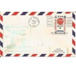 Aviation FDC First Jet Air Mail Service AM-4 Ft Worth -Los Angeles double Pm Fort Worth Tex Dec 20th