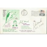 John Manke US X24b Test Pilot signed 1973 X24b Lifting body US FDC with Edwards AF base CDS