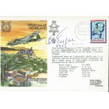 Otto Engel KC signed cover SC25aA9 Escape in a Heinkel III cover. 45c Nederland stamp with Gorssel