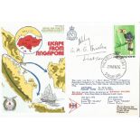 Lt Cdr G A G Brooke signed special cover RAF escapers Escape from Singapore SC14bA2. 10c Singapore