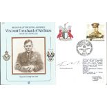 R. A. F first day cover collection 18, signed Viscount Trenchard of Wolfeton flown covers PM British