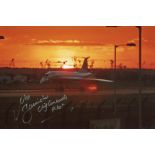 LAST CONCORDE PILOT: 8x12 inch photo signed by Captain Mike Bannister who flew the last ever