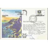Waller signed standard special cover SC20aA1 40th Anniversary of VE Day. 4ap Greek stamp