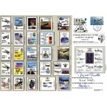 RAF Flown cover 25 years of Philatelic covers for service charities tribute to Grp Capt W S O Randle
