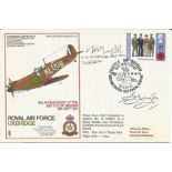 Battle of Britain ace N Norfolks DFC 72f sqn rare signed SC30 RAF Uxbridge Spitfire cover. Good