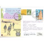 World War Two RAF Escaping society flown FDC signed by Air Marshall Sir Rochford Hughes KCB CBE AFC.