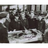 THE DAMBUSTERS: 8x10 inch photo from the classic British war movie 'The Dambusters' signed by