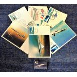 Concorde collection includes 3, Anglo French FDCs dating back to 1969 , 3 Post Cards PM Filton