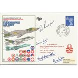 RAF Flown Cover 21st Anniversary of the Hawker Siddeley Hunter at the Farnborough Air Show,