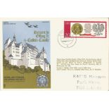 Colditz Castle signed SC1 from the RAF Escaping Society series of cover. Flown by Varsity variety