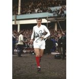 Autographed 12 X 8 Photo, David Sadler, A Superb Image Depicting Sadler Running Out Onto The Pitch