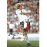 Autographed 12 X 8 Photo, Arthur Graham, A Superb Image Depicting The Manchester United Winger