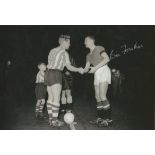 Autographed 12 X 8 Photo, Bill Foulkes, A Superb Image Depicting The Manchester United Captain