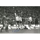 Autographed 12 X 8 Photo, Norman Whiteside, A Superb Image Depicting Whiteside Celebrating After His