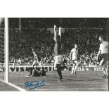 Autographed 12 X 8 Photo, Stuart Pearson, A Superb Image Depicting Pearson Punching The Air In