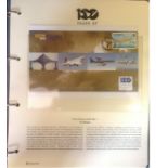 Aviation collection 100 years of flight includes 23 FDC and Coin covers featuring iconic planes