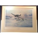 World War Two 19x25 framed and mounted print titled Typhoon Attack by the Artist Robert Taylor
